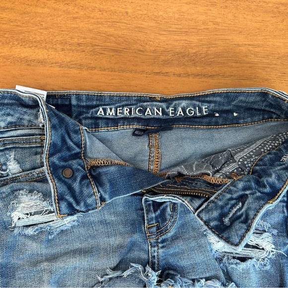 American Eagle “Next Level Stretch” Distressed Jean Shorts - Picture 3 of 3